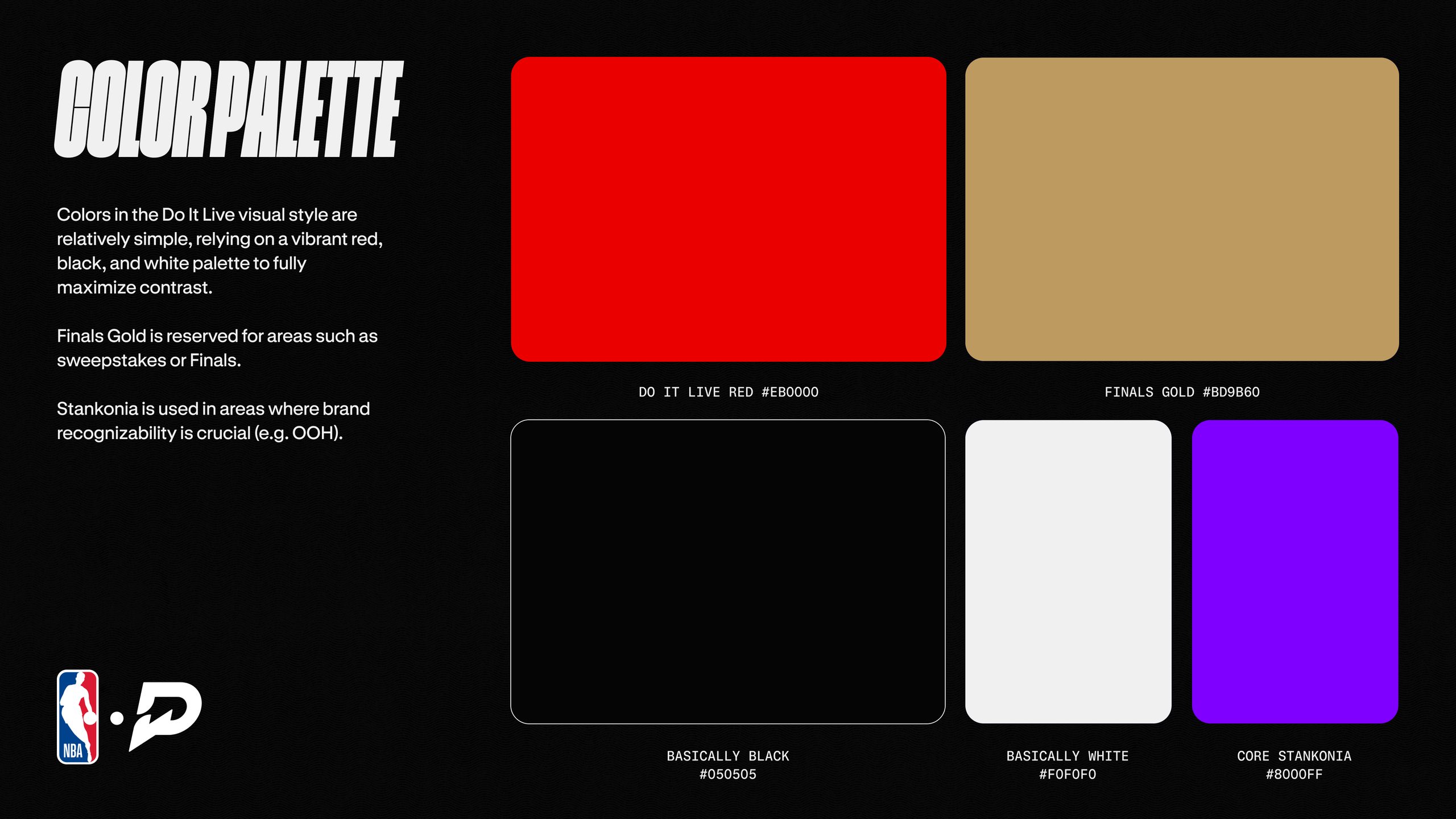 Color palette