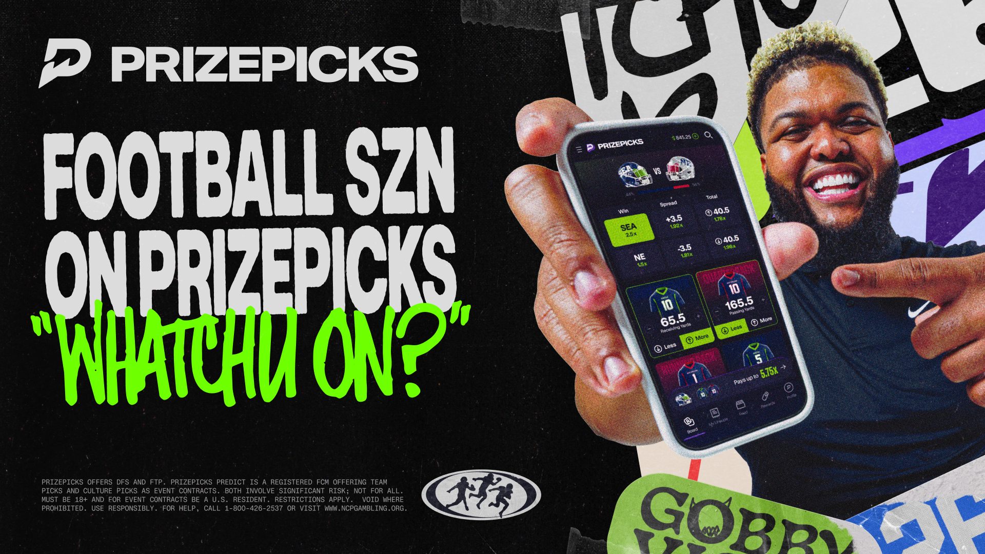 Football SZN on PrizePicks — key art